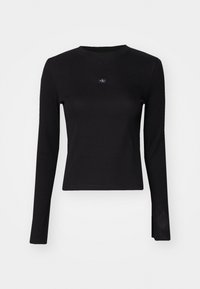 LABEL - Tops ar garām piedurknēm - black