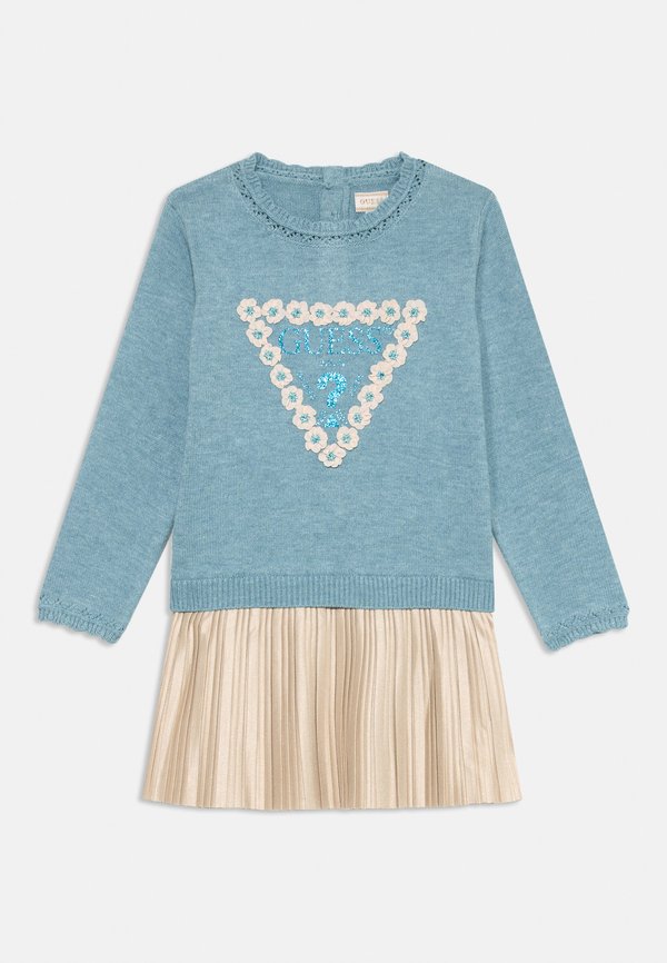 TODDLERLS MIXED FABRIC DRESS - Jumper dress