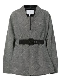 YASCHEY - Σακάκι - black/white