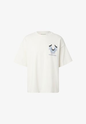 True Religion, RETRO LOGO TEE - T-shirt imprimé - winter white