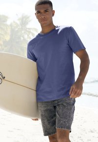 KangaROOS T-Shirt basic - blau   weiß