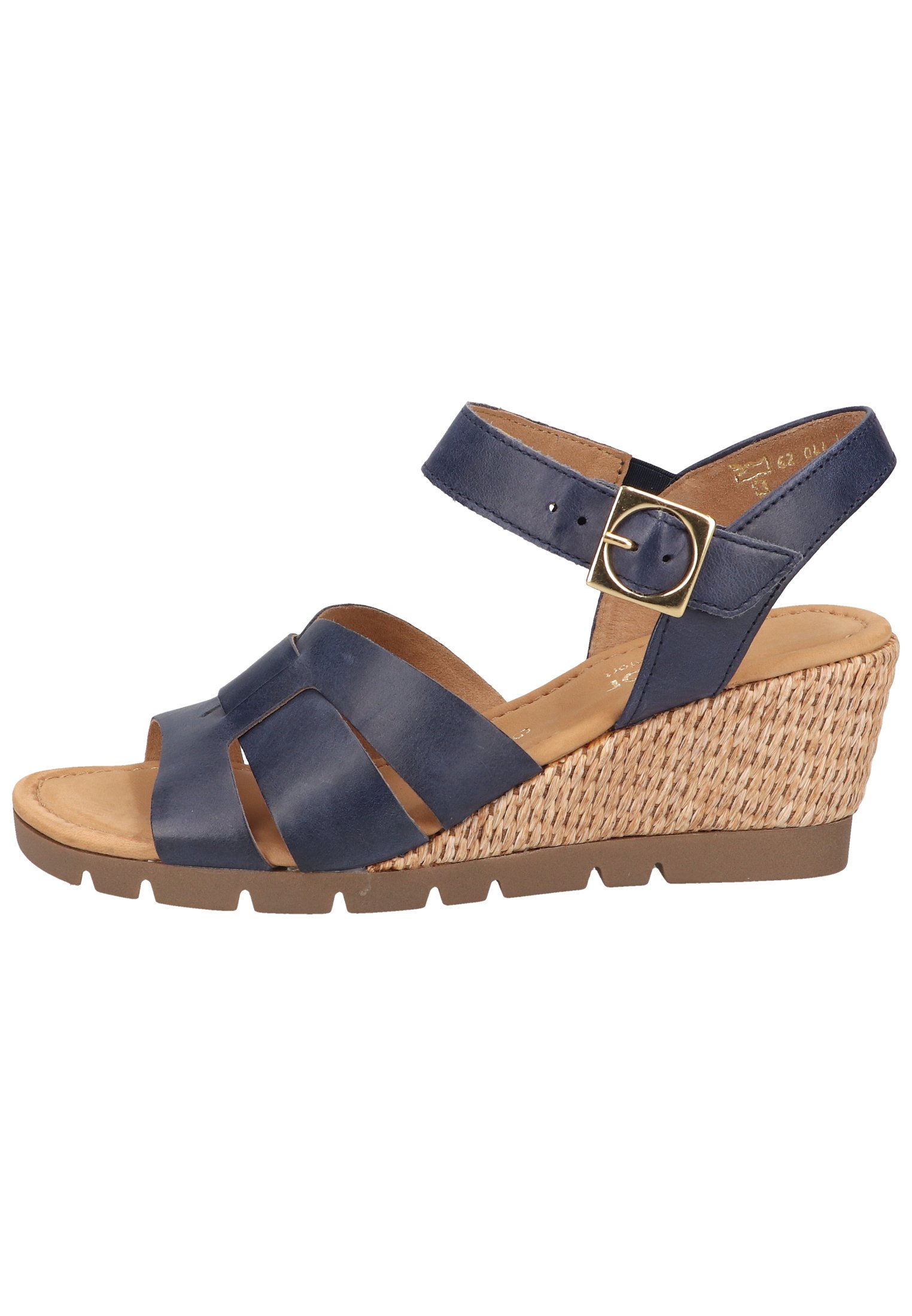 Gabor Sandalen met plateauzool - marine (bast)/Blauw - Zalando.nl