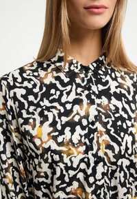 Frieda & Freddies Button-down blouse - schwarz weiss