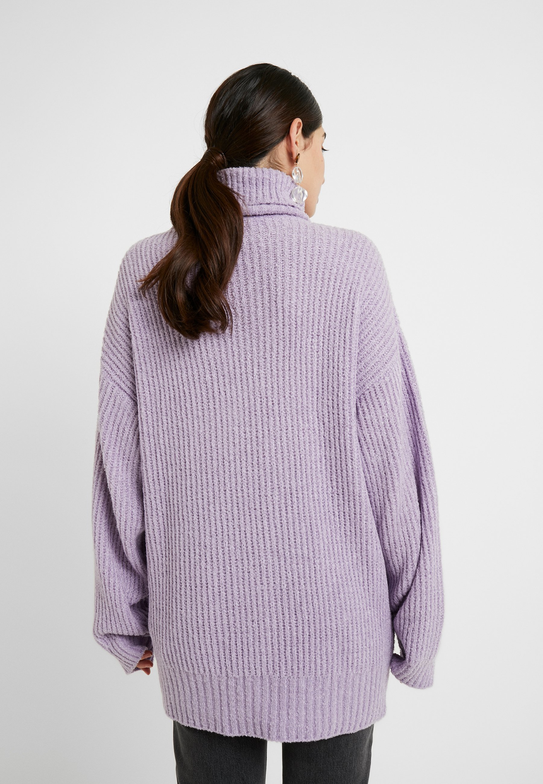 Missguided Petite ROLLNECK OVERSIZED JUMPER Trui lilac Missguided Petite ROLLNECK OVERSIZED JUMPER Trui lilac