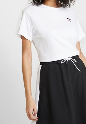 T-shirt med print - white