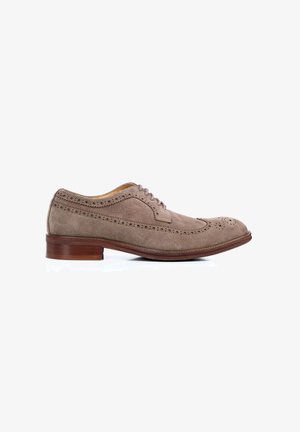 WITTCHEN WITH PERFORATIONS - Derbies & Richelieus - dark beige