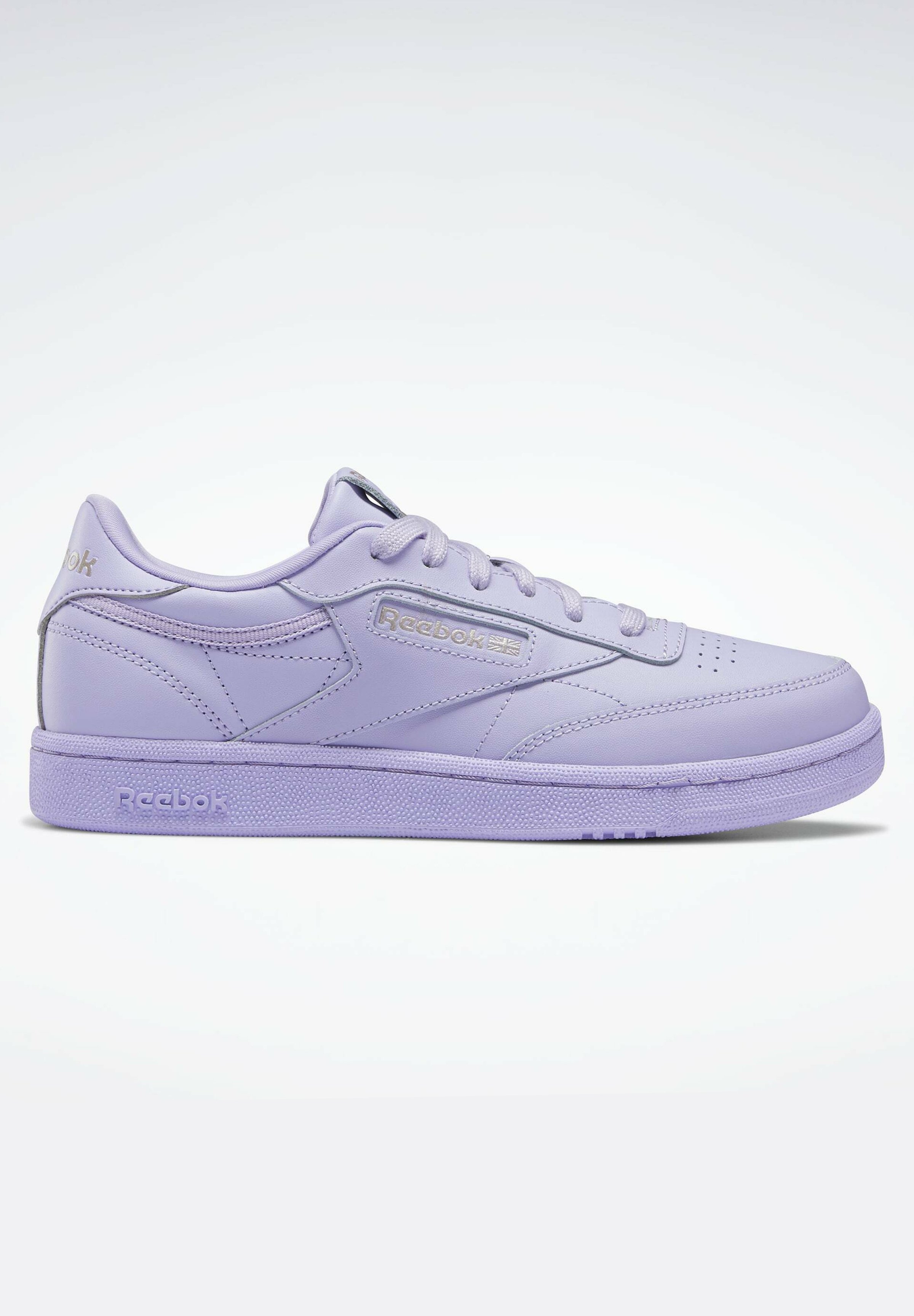 purple reebok trainers