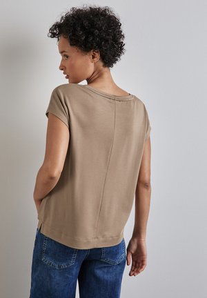 Print T-shirt - braun