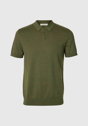 Selected, SLHBERG - Polo - khaki