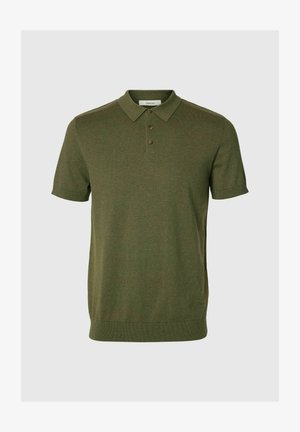 Selected, SLHBERG - Polo - khaki