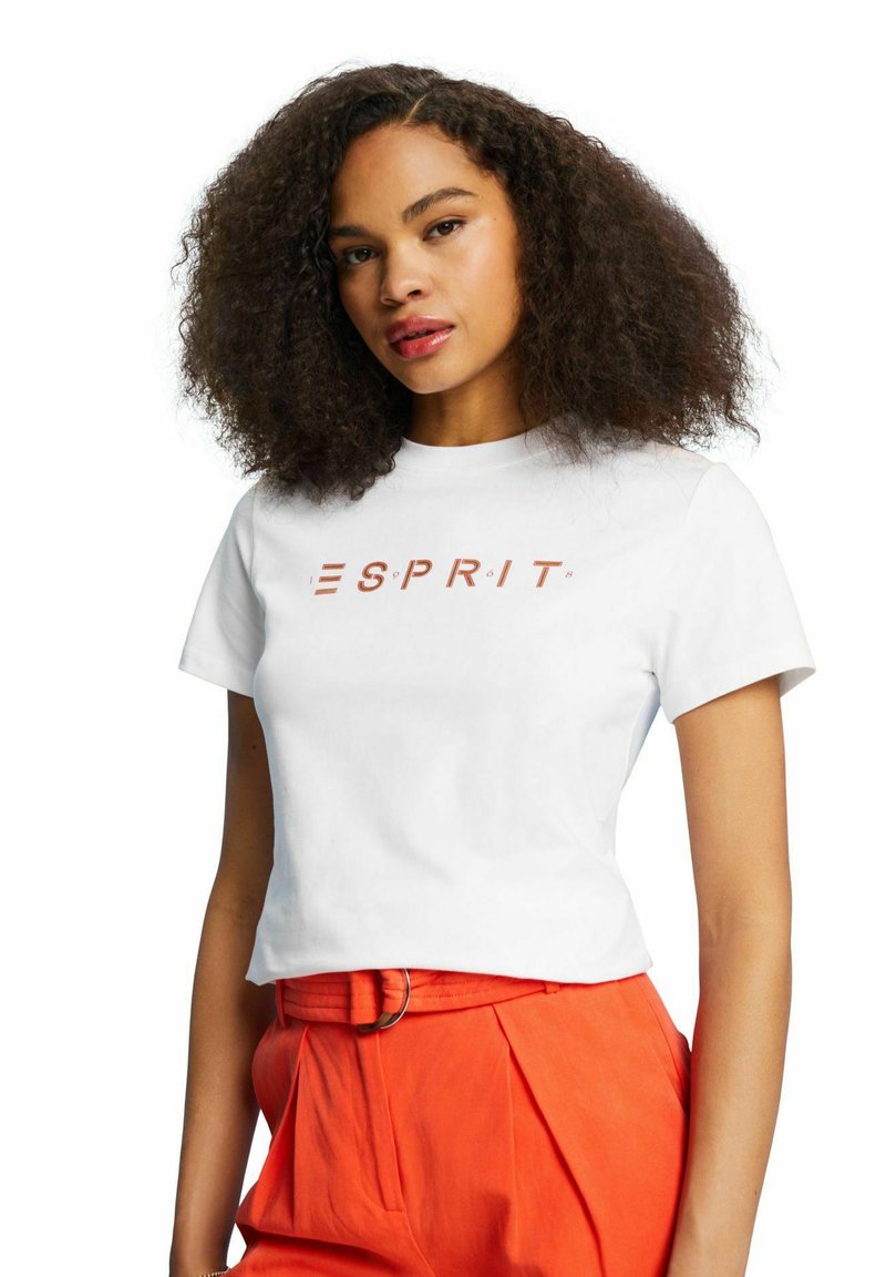 Esprit TShirt print white/weiß Zalando.ch