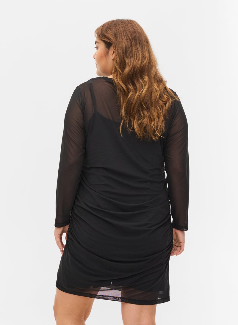 Damen Freizeitkleider | Zizzi Freizeitkleid black/schwarz - VG11420 Damen Freizeitkleider | Zizzi Freizeitkleid black/schwarz - VG11420