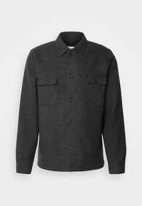 TEXTURED OVERSHIRT - Jas - charcoal