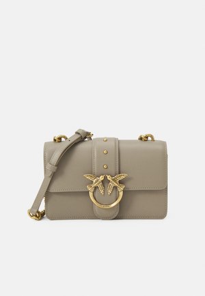 Pinko LOVE ONE MINI VITELLO SETA - Rankinė per petį - beige