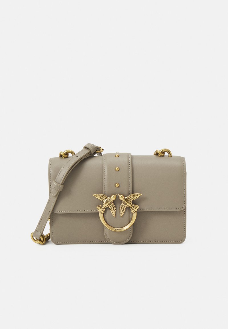 Pinko - LOVE ONE MINI VITELLO SETA - Cross body bag - beige, Enlarge