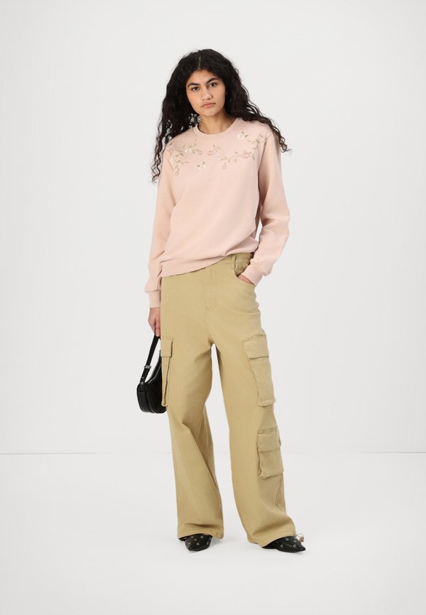 ONLSARA O NECK BOX - Sweatshirt - rose smoke4