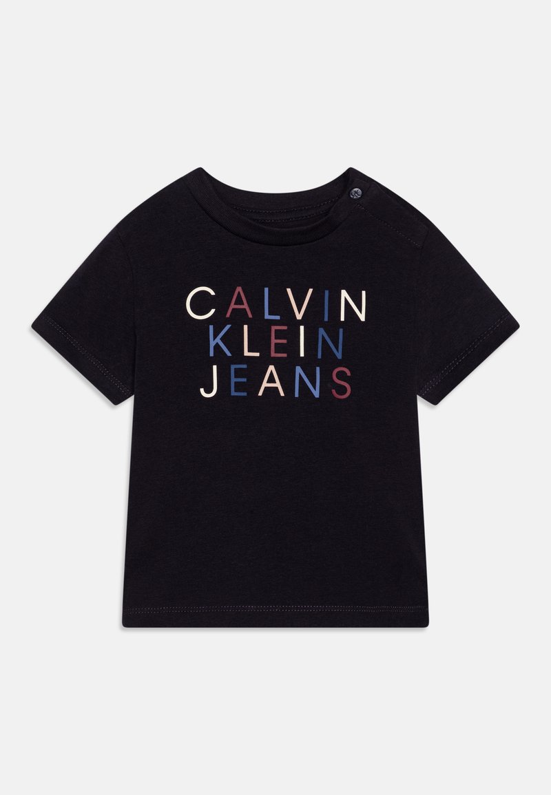 Calvin Klein Jeans CITY LOGO UNISEX - Apdrukāts T-krekls - night sky