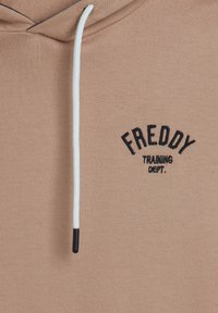 Freddy REGULAR CON CAPPUCCIO FODERATO A CONTRASTO - Felpa con cappuccio - timeless taupe