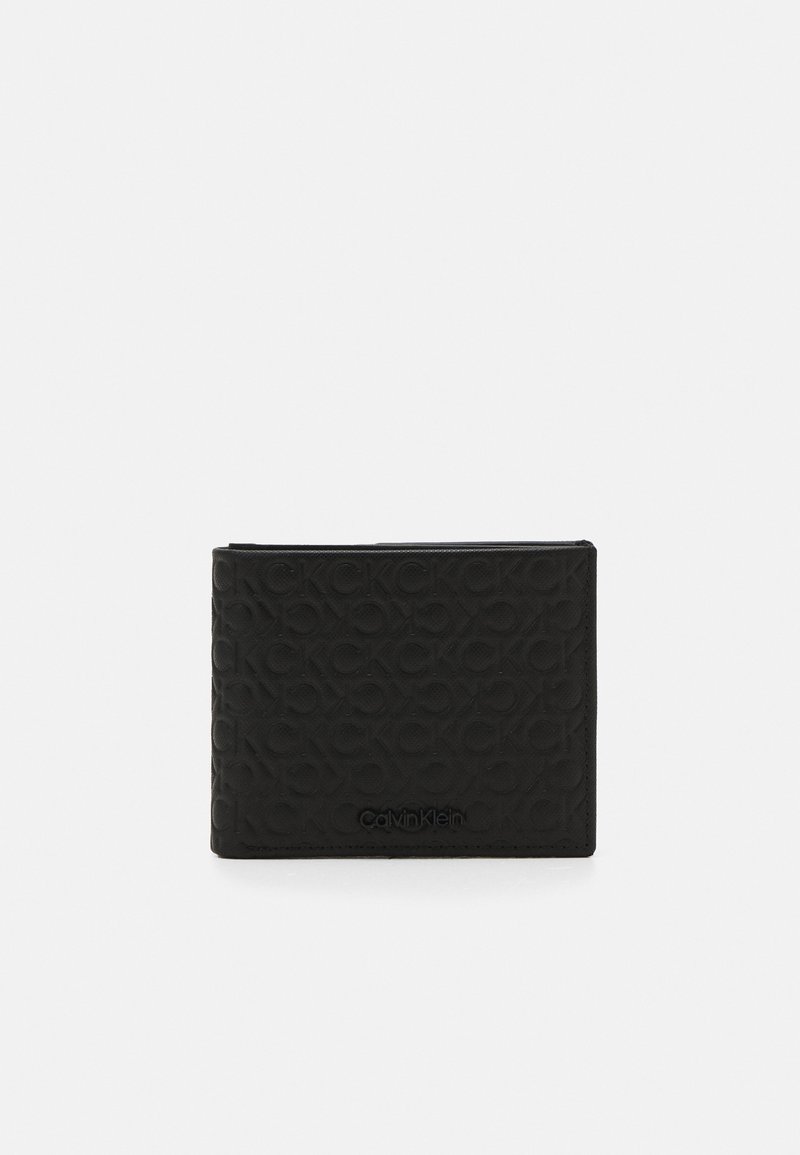 Calvin Klein MUST MONO BIFOLD COIN - Monedero - black