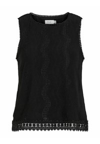 VITORTENA O NECK - Topp - black beauty