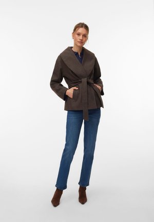 Vero Moda VMANNE BERGEN GA NOOS - Lichte jas - chocolate brown
