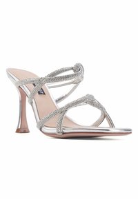 Nine West Kõrge kontsaga sandaalid - silver coloured