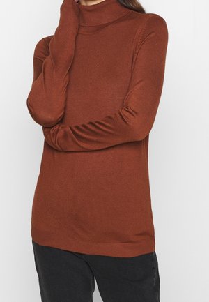 Striktrøje - brown