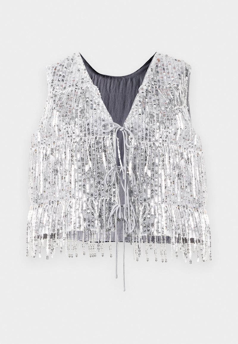 Copenhagen Muse Bodywarmer zilverkleurig