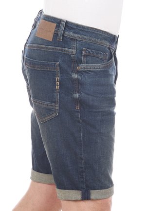 Jeansshort - stone blue denim tint