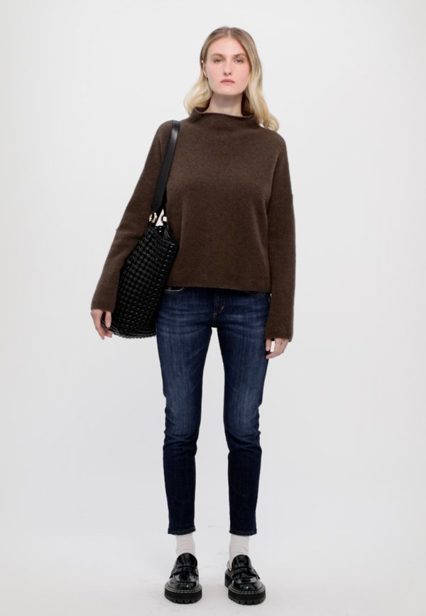 MIKA FUNNELNECK SWEATER - Jumper - driftwood4
