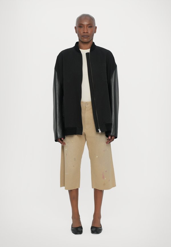 Denim shorts - sand beige4