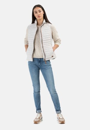 camel active LEICHT WATTIERTE - Waistcoat - 66pearl