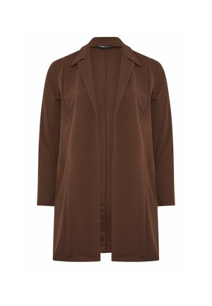 Yours Clothing, PLUS SIZE BLAZERS - Manteau court - chocolate