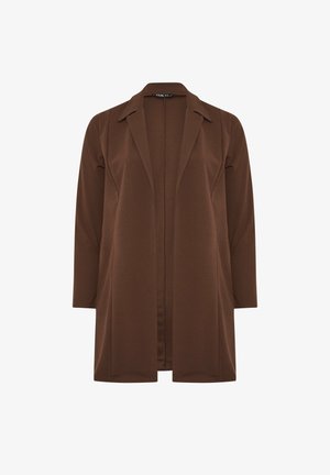 Yours Clothing, PLUS SIZE BLAZERS - Kurzmantel - chocolate