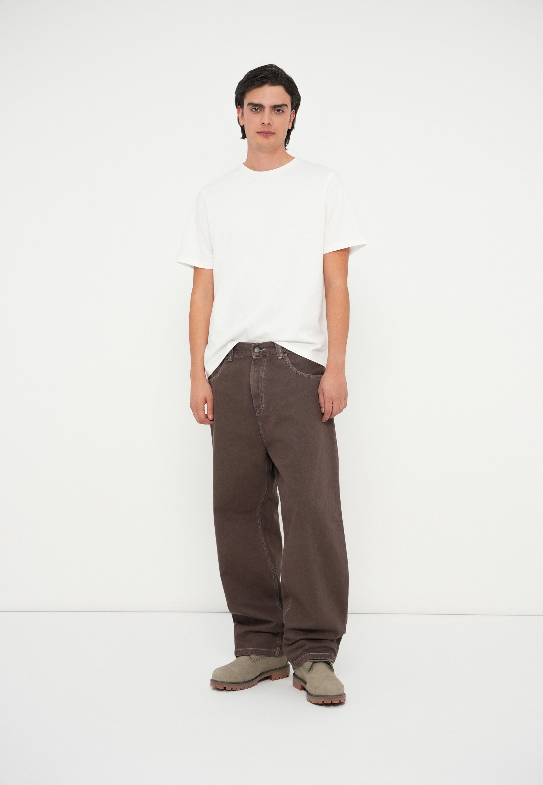 専用出品　　雰囲気抜群 tough jeans ボストン カーキブラウン Carhartt WIP BRANDON - Trousers - palisander stone dyed/brown