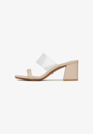 DeeZee, Mules à talons - beige colorless