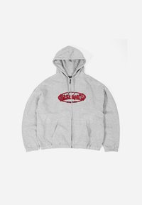 YARD BOXY ZIP HOODIE UNISEX - Sweatjakke - ash grey