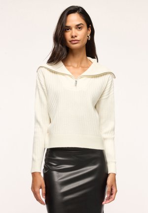 Terranova, MAGLIA TINTA UNITA - Maglione - bianco lana