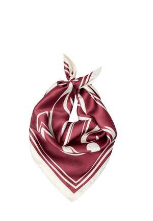 Lindex, LINDEX SCARF IN SATIN LINDEX - Huivi - dark red