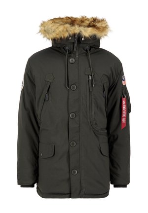 Alpha Industries POLAR UNISEX - Parka - black olive