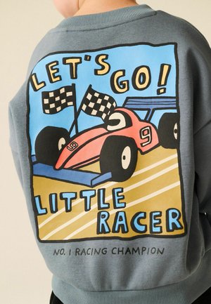 Next, REGULAR FIT - BACK PRINTED CREW SWEAT TOP . - Mikina - grey