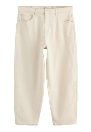 Next BARREL FIT - Jeans baggy - ecru white