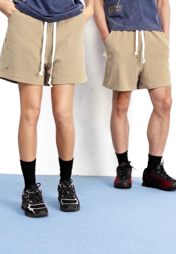 LANIK UNISEX - Tracksuit bottoms - beige4