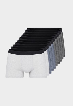 10 PACK - Bokserit - black/grey/navy