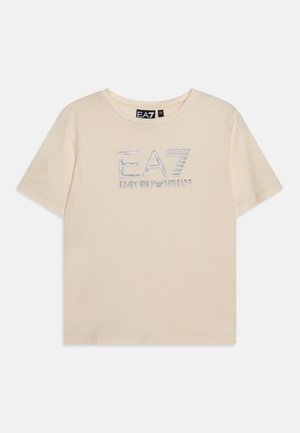 EA7 Emporio Armani UNISEX - Print T-shirt - whitecap gray
