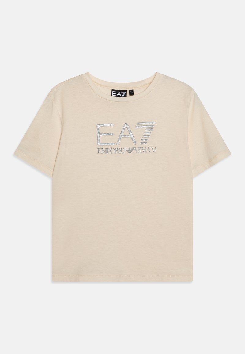 EA7 Emporio Armani UNISEX - Print T-shirt - whitecap gray