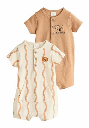 REGULAR FIT - 2 PACK  - Jumpsuit - rust brown safari