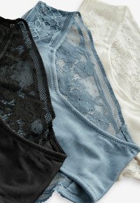 Next KNICKERS 3 PACK BRAZILIAN - Īsās apakšbikses - black cream blue