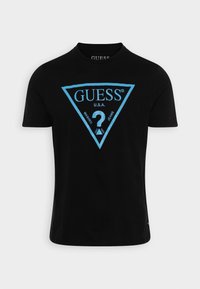 REFLECTIVE LOGO TEE - T-shirt print - jet black