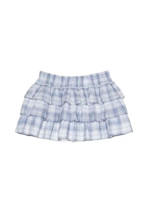 Stradivarius, RUFFLED CRINKLE SKORT - Jupe trapèze - blue